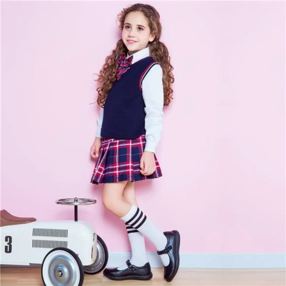 Kids Girl's Mary Jane Design School Black Uniform Shoes Back‎ to School Shoes